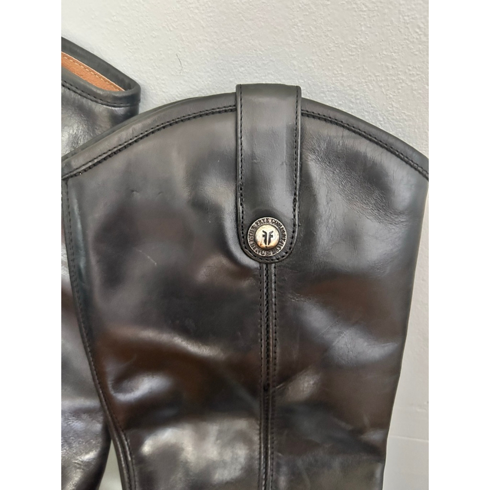 FRYE Melissa Button Leather Boots SZ 6 - Picture 3 of 11
